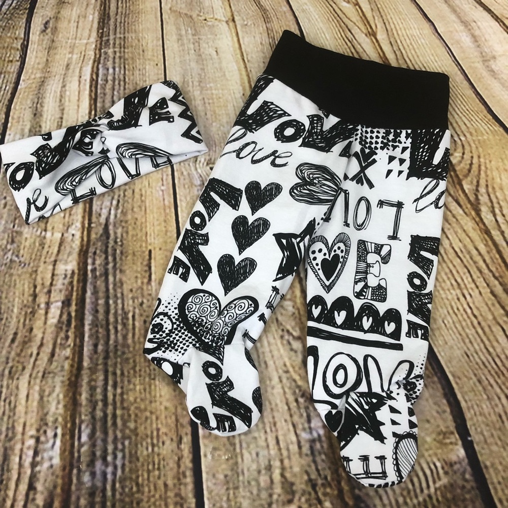 3m footies/ headband set